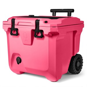 Bru Mate BrüTank 35-Quart Rolling Cooler Pink | CA_BRU91538