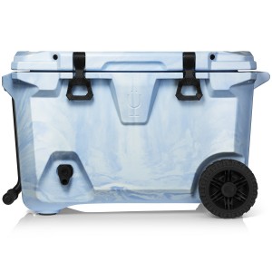 Bru Mate BrüTank 55-Quart Rolling Cooler Light Blue / White | CA_BRU48382