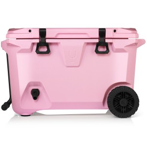 Bru Mate BrüTank 55-Quart Rolling Cooler Pink | CA_BRU85336