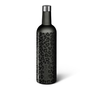 Bru Mate Winesulator™ 25oz Black Leopard | CA_BRU48245