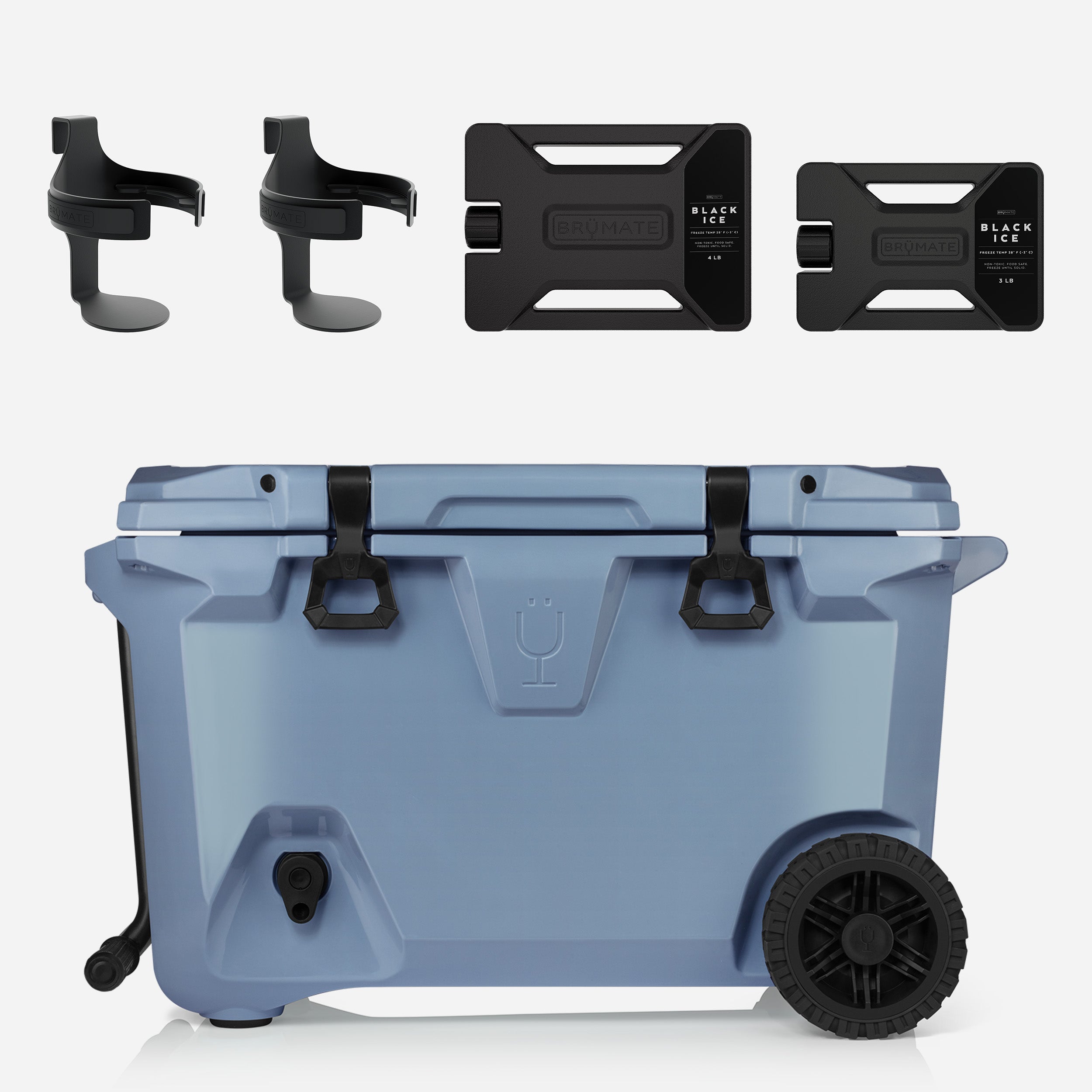 Bru Mate BrüTank Double Drink Holder Bundle Blue | CA_BRU73492