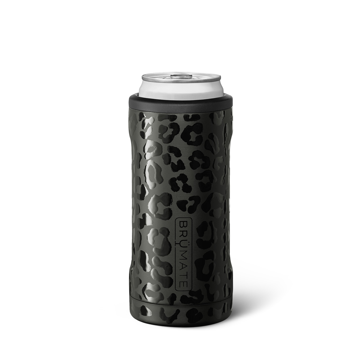 Bru Mate Hopsulator Slim 12oz Slim Cans Black Leopard | CA_BRU42611