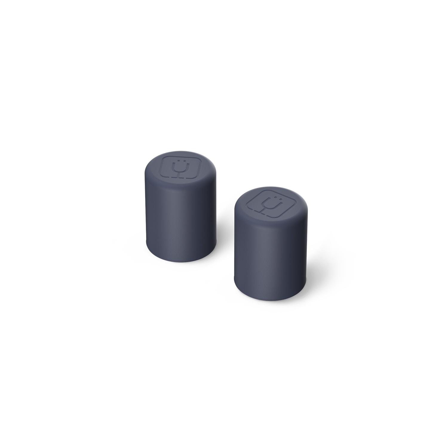 Bru Mate Magnetic Straw Cover 2-Pack Deep Grey Blue | CA_BRU71397