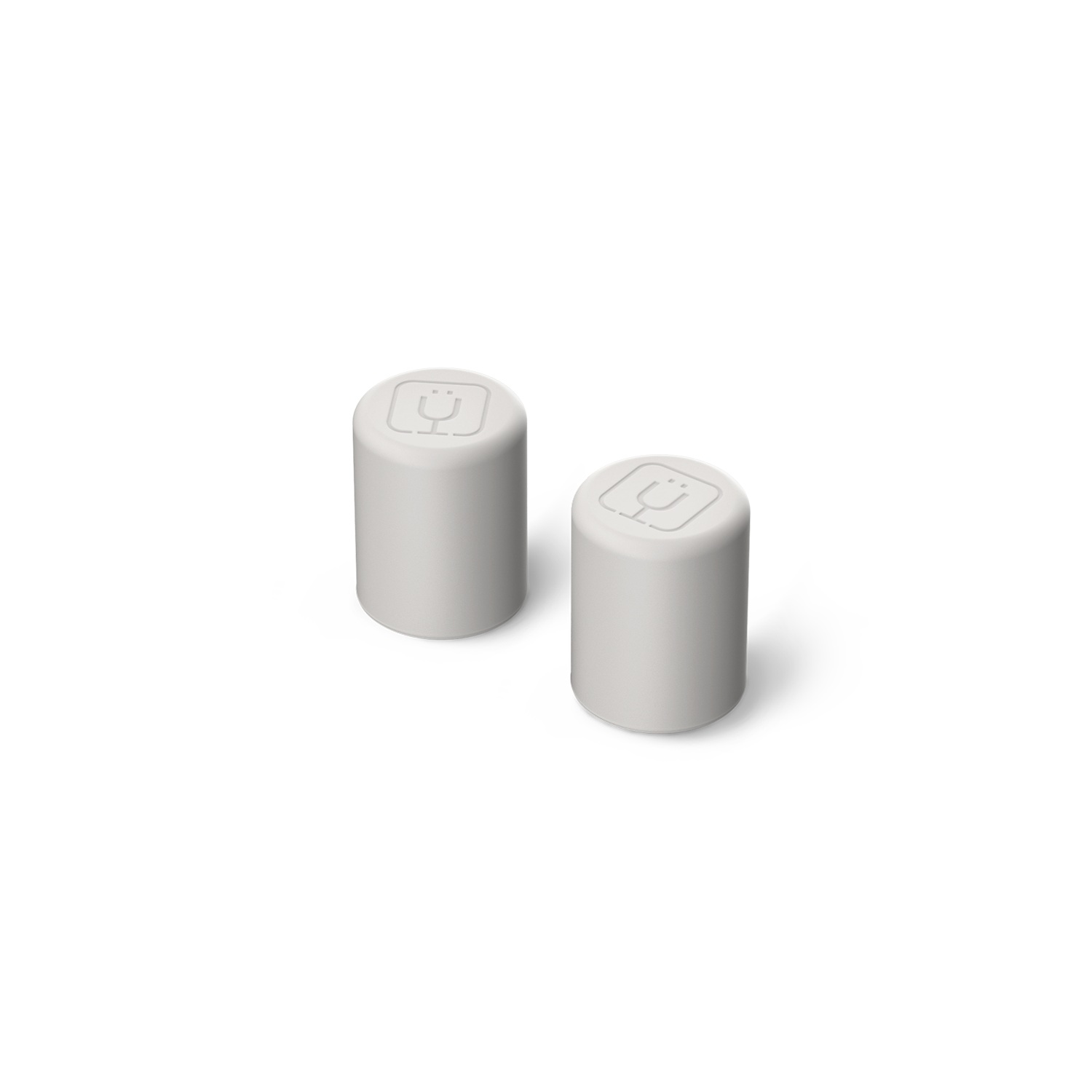 Bru Mate Magnetic Straw Cover 2-Pack White | CA_BRU94401