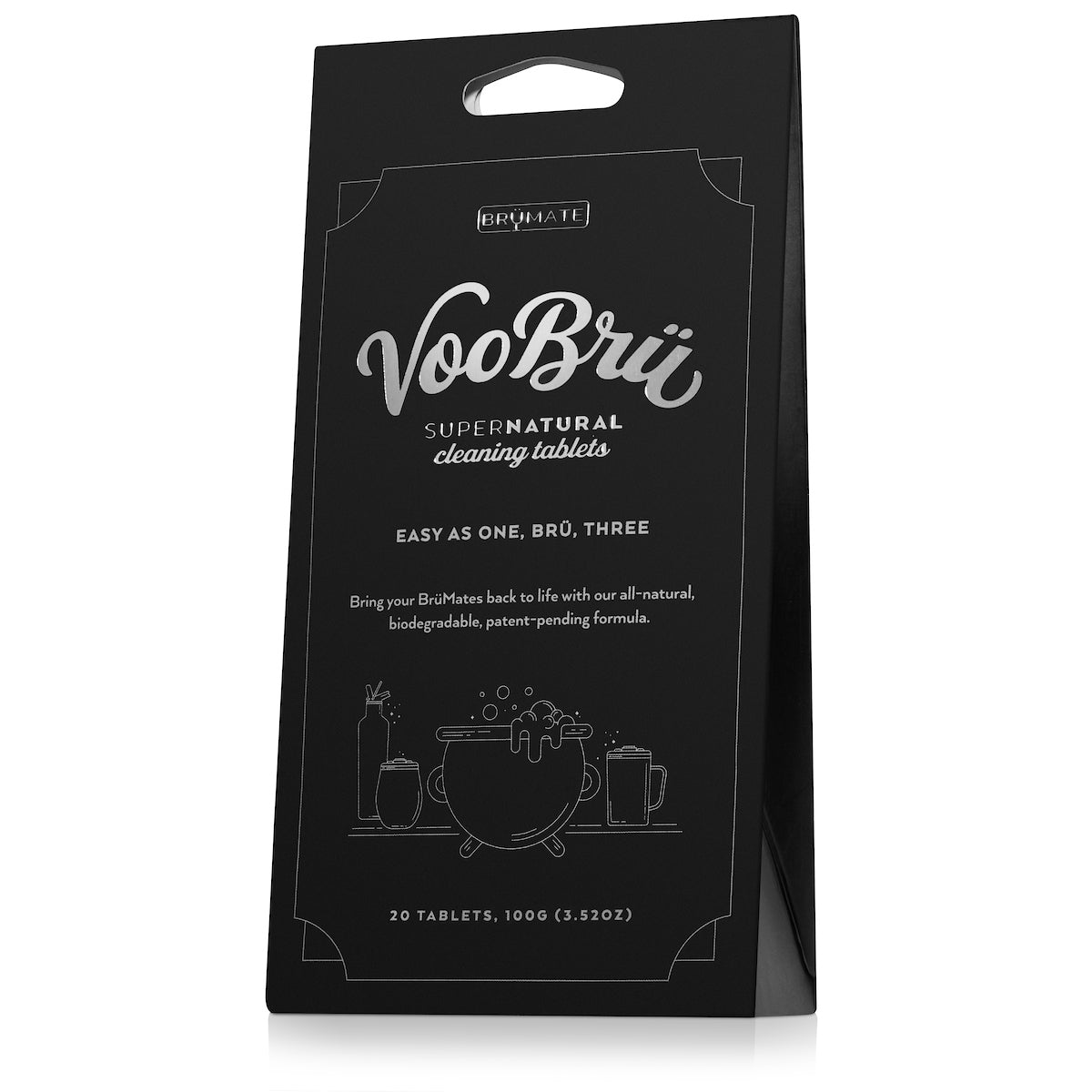 Bru Mate VooBrü Cleaning Tablets Black | CA_BRU19354